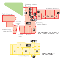 Floor Map Information Graphic